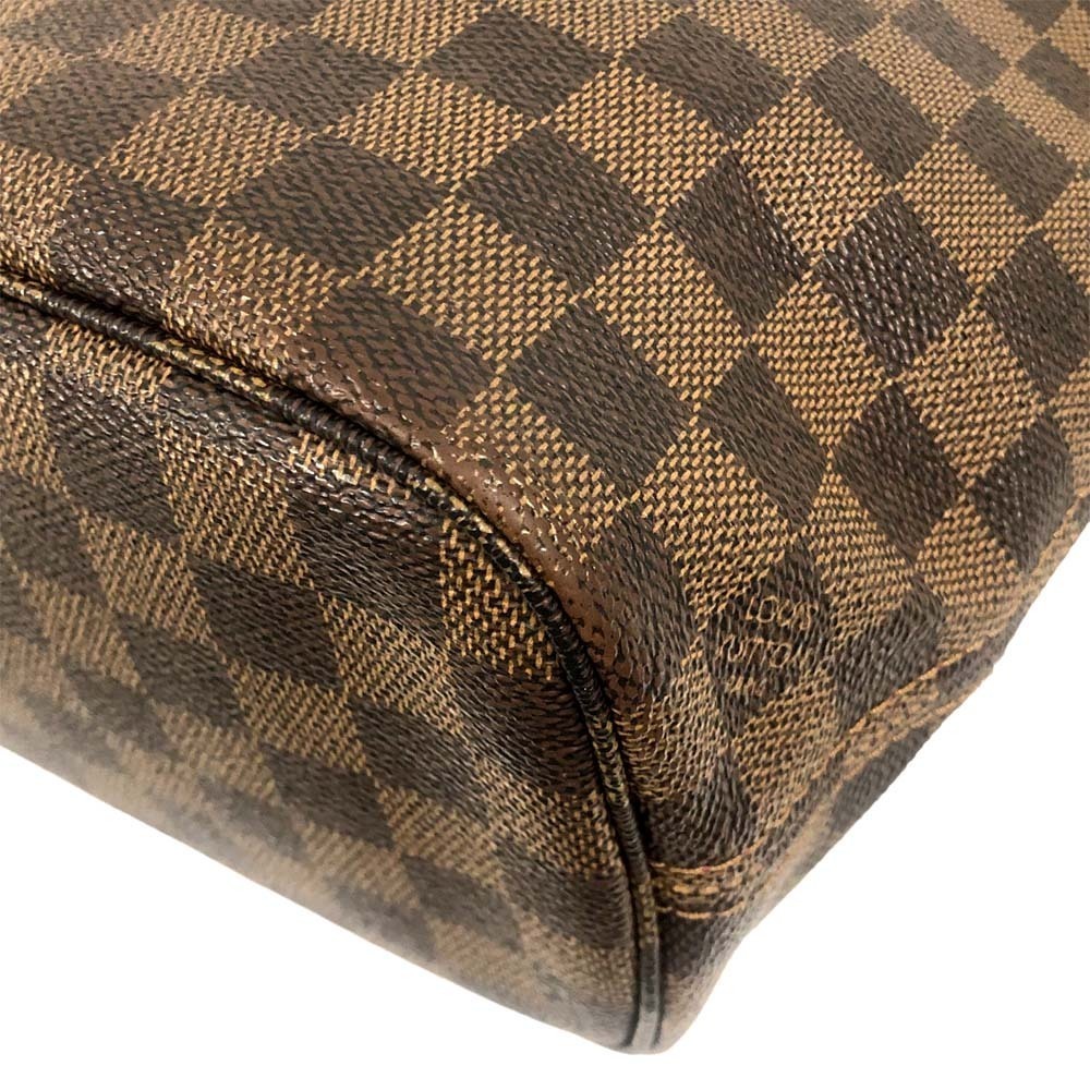 Louis Vuitton Neverfull Tote Bag Shoulder Damier Ebene Brown Business Luxury - Picture 8 of 10